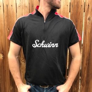 Schwinn black bike jersey
